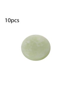 Salmue Eyelashes Glue Holder Grafting Eyelashes Glue Round Pallet Thick Eyelash Glue Stone Jade Holder Pad Container Lash Adhesive Pallet Eyelash Grafting Tools(01#)  - Image 5