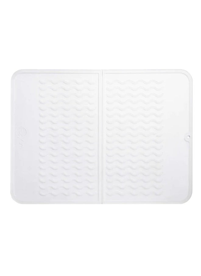 PopYum PopYum Silicone Drying Mat (12x16 in, 30x40 cm), Clear-Frosted 