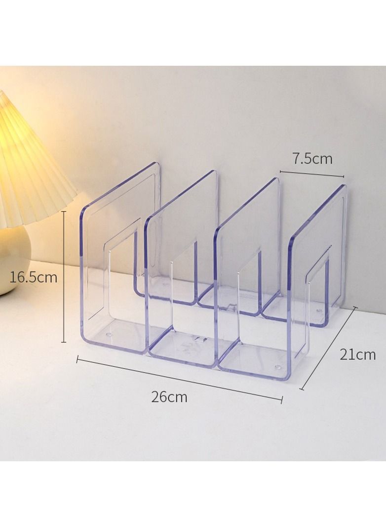 Closet Divided Storage For Bags, Clutches, Wallets, Wristlets - Space-Saving Bedroom And Cabinet Organization, Lumiere Collection - Clear - Image 3