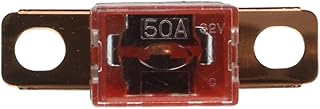 Bussmann رابط الفيوز القابل للانصهار Bussmann FLD-50 للسيارات (طرف برغي 9/16" - 50 أ (أحمر))، عبوة واحدة - Image 1