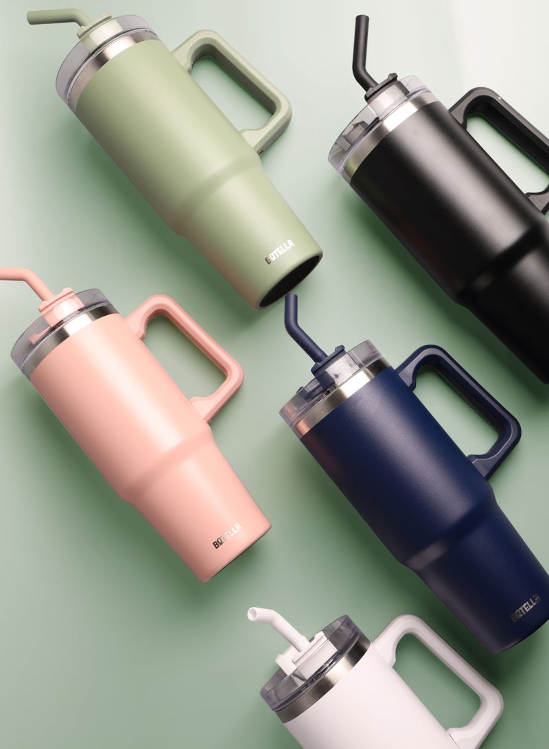 Botella Insulated Water Bottle MegaFlask - Leakproof Stainless Steel, Sports & Outdoor 900ml, Green