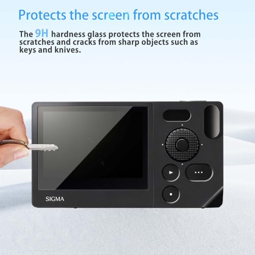 NOUKAJU [3 Pack] Screen Protector for Sigma BF, HD Tempered Glass,9h Hardness,Scratch,Anti-Fingerprin,Tempered Glass Film Guard for Sigma BF - Image 3