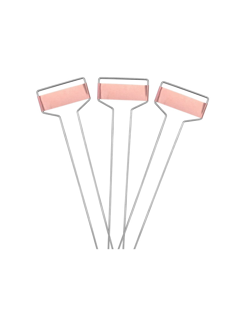 SYOSI Metal Plant Label Stakes Copper Metal Plant Tags High Copper Plate Metal Plant Labels Copper Plant Tags with 1 Maker Pen for Flowers Vegetables Seedlings Seed Gardening Markers (20 Pieces 10 Inch) - Image 4