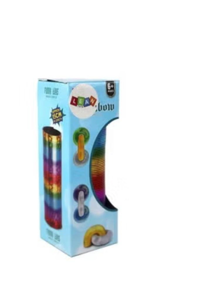 Generic - Spring into Joy - Gift works Metallic Effect Rainbow Spring 15cm - Classic Toy Springy: Unleash Fun! - Image 1