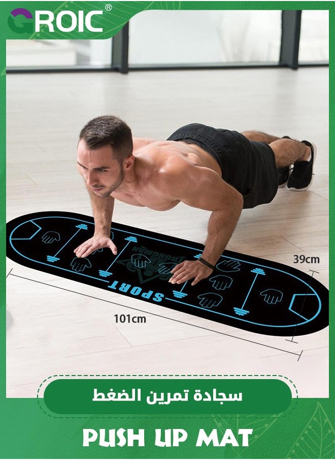 Push Up Mat,Push Up Bar Set,Multi-Function Strength Training Equipment,Perfect Pushup Board for Exercise,Push Up mat System