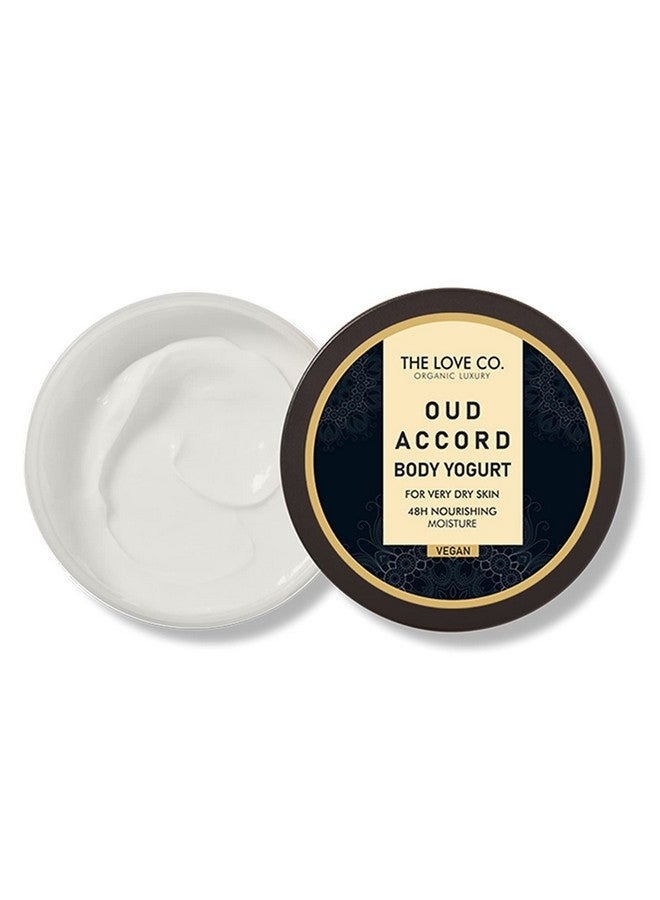 THE LOVE CO. Oudh Yogurt | Lightweight Hydration | Nourishing Moisturizer Cream for Dry Skin | Suitable for Men and Women | Vegan Body Yogurt | 200gm - Image 2