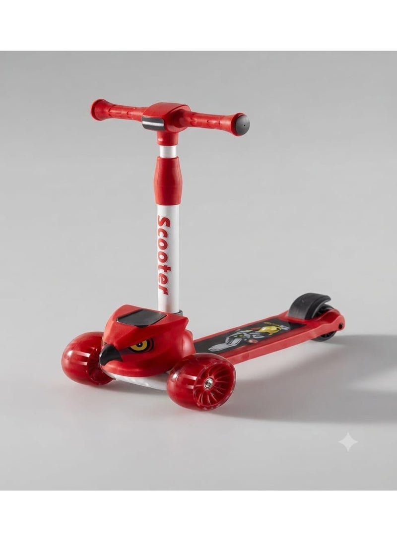 Scooter  Kick scooter kids, 3 wheels , Reinforced plastic , High Quality Metal , Give your child a fun and safe driving experience with this scooter with an attractive and modern design - Image 1