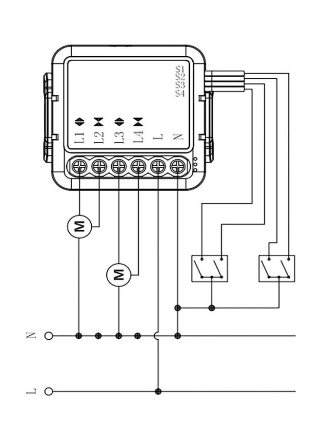 NIBEMINENT Intelligent Curtain Two-way Switch White - Image 2