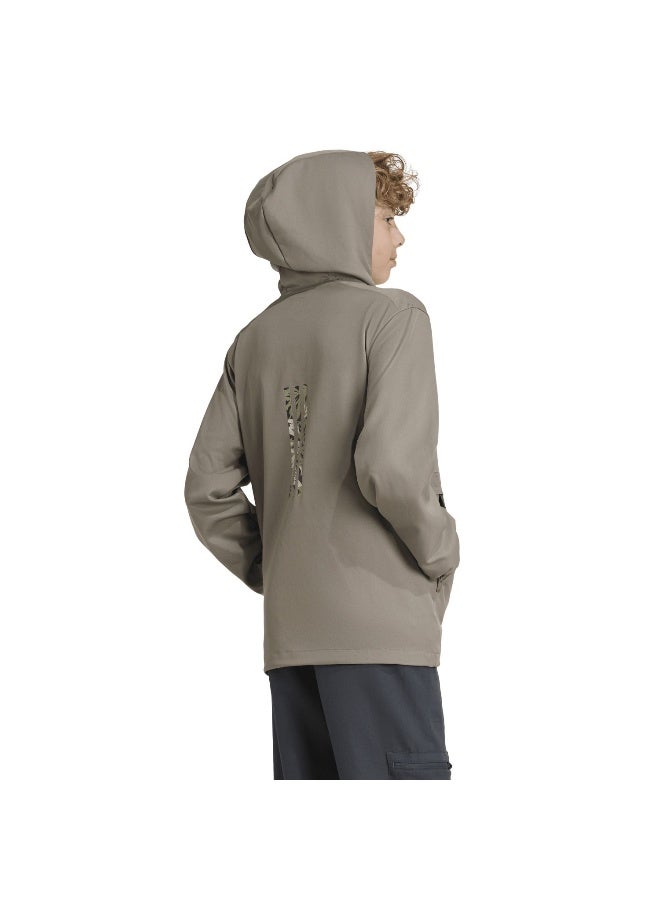 Adidas adidas J Dy Lk Tt Brown Training Jackets 7-8Y  - Image 4