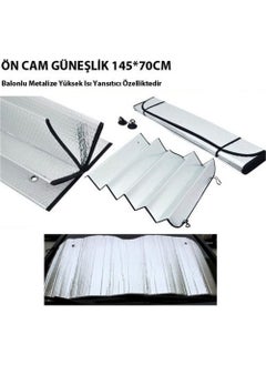 Nettedarikcisi Auto Windshield Sunshade Balloon Car Sunshade 145 Cm 70 Cm  - Image 2