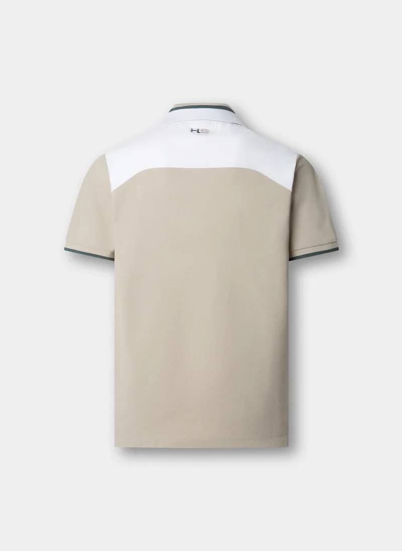 هاكيت Classic Fit Short Sleeve Colour Block Polo
