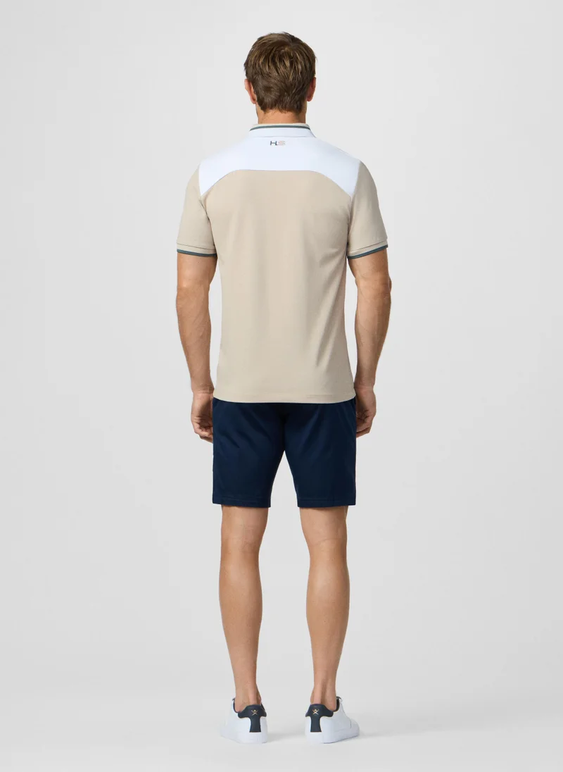 Hackett  Classic Fit Short Sleeve Colour Block Polo for Men | Best Price UAE