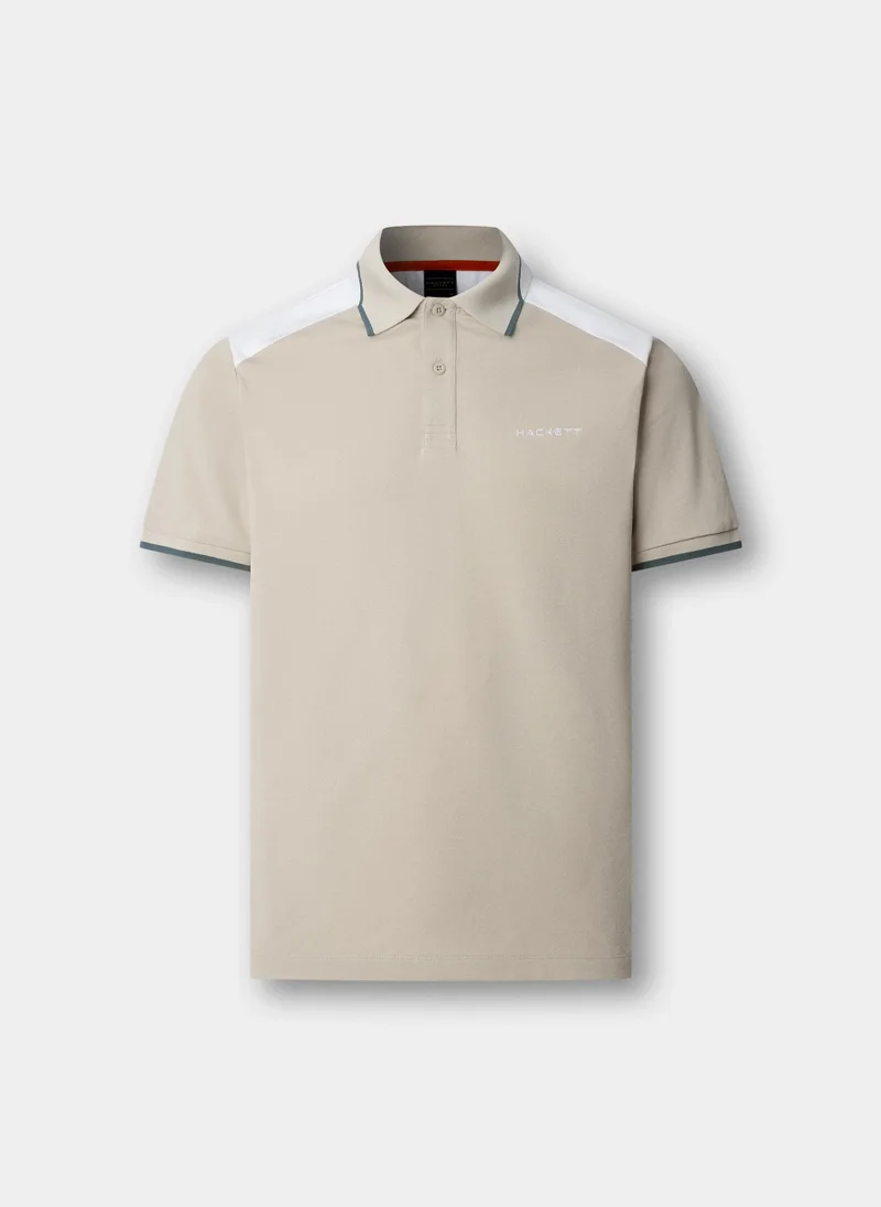 هاكيت Classic Fit Short Sleeve Colour Block Polo