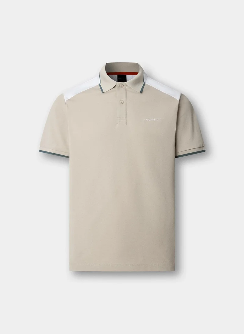 هاكيت Classic Fit Short Sleeve Colour Block Polo