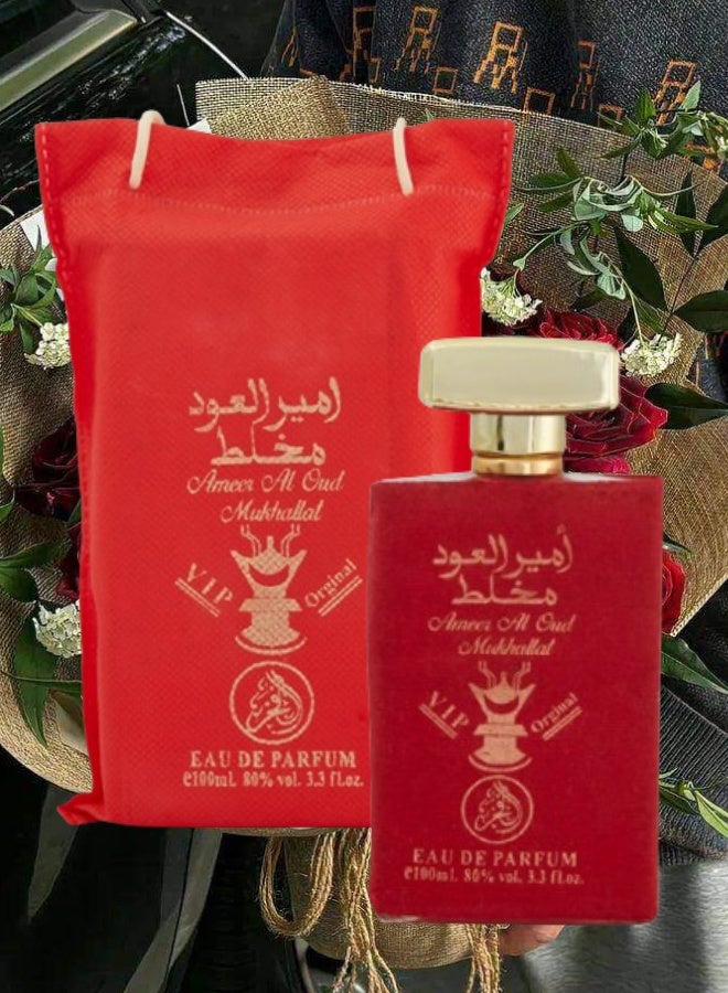 ALFAKHR 6 Pieces Ameer Al Oud Mukhallat Perfume 100ML - Image 2