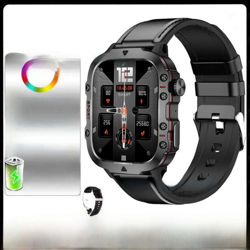 Beauenty QX11 Smartwatch Waterproof Health Monitor black black belt