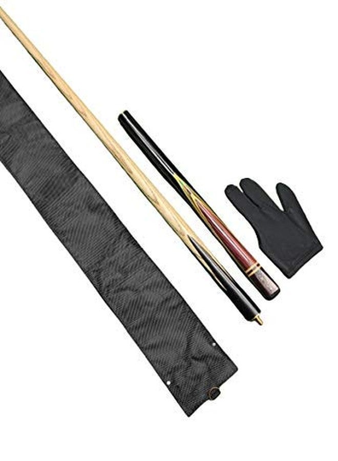 Laxmi Ganesh Billiard LGB Snooker Pool Heavy Weight Quarter Joint Riley Cue Stick 9mm Tip Size with Black cue Cover & Glove - Image 2