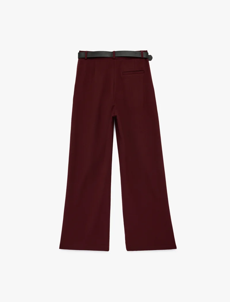 KOTON Belted Woven Pants