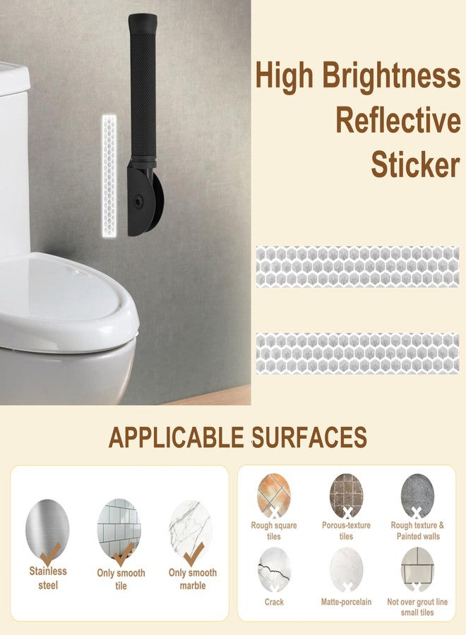 Codonen Doorway Flip Assist Handle, Folding Grab Bar Wall Handles for Seniors - Safety Handrails for Steps - for The Elderly, Disabled, and People with Limited Mobility, Supports Up to 300 Pounds - Image 4