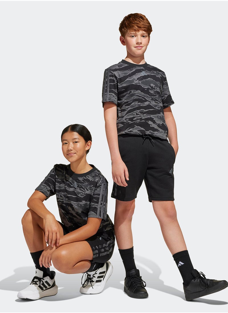 Adidas - Youth Seasonal Essential Camo Shorts - Image 1