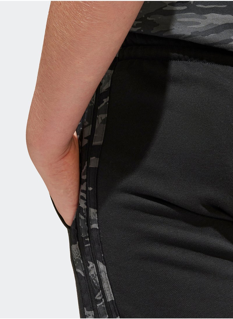 Adidas - Youth Seasonal Essential Camo Shorts - Image 1