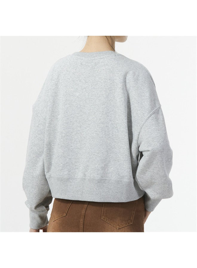 PUMA Round Neck Fashion Long Sleeve Terry Warm Sweatshirt Women'S Casual Pullover Hoodie - Image 4