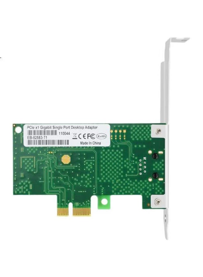 Eb-Link بطاقة شبكة سلكية مكتبية بورت واحد جيجابت من Eb-Link مع شريحة Intel 82583، Pci-E X1 - Image 2