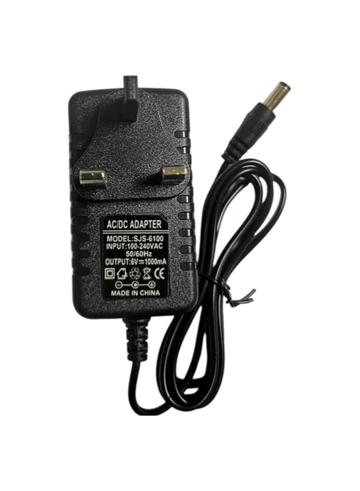 6V charger Ride-On Car Charger – UK Plug – for Kids Electric Cars, Toys, LED Lights, CCTV – Barrel Connector - Image 2