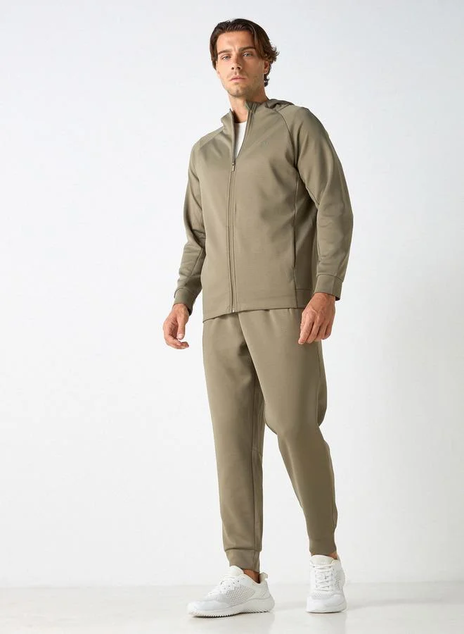 ADOT by Splash Zip Through Hoodie with Long Sleeves and Pockets