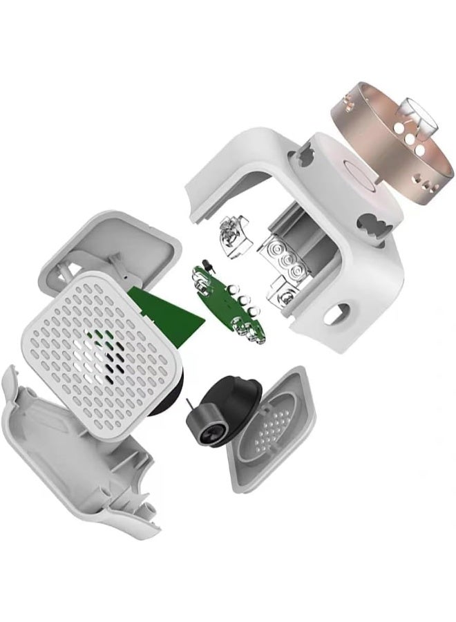 طارد آفات بالموجات فوق الصوتية، طارد للفئران، طارد للقوارض 4 في 1، طارد للفئران يعمل بالقابس، يصدر موجات فوق صوتية، للاستخدام الداخلي في العلية، المرآب، الطابق السفلي - Image 2