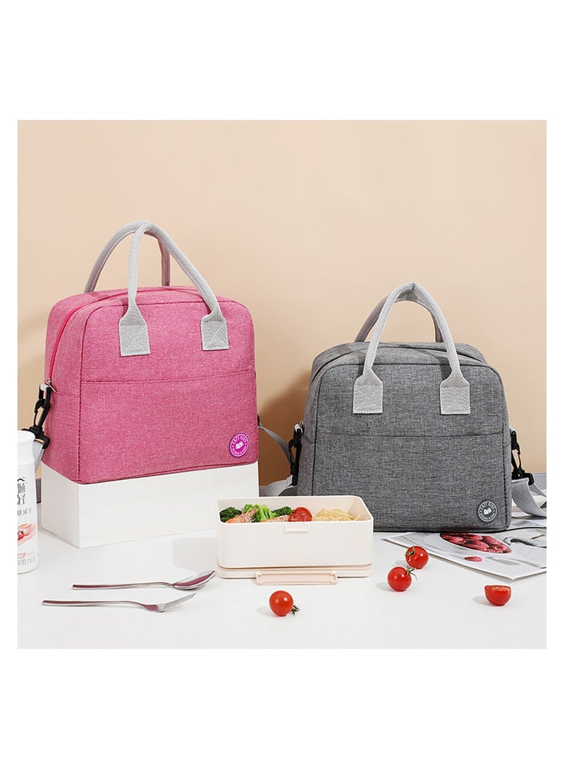 Eazy Kids صندوق غداء بنتو وحيد القرن 6/4 مع حقيبة غداء - وردي - Image 5