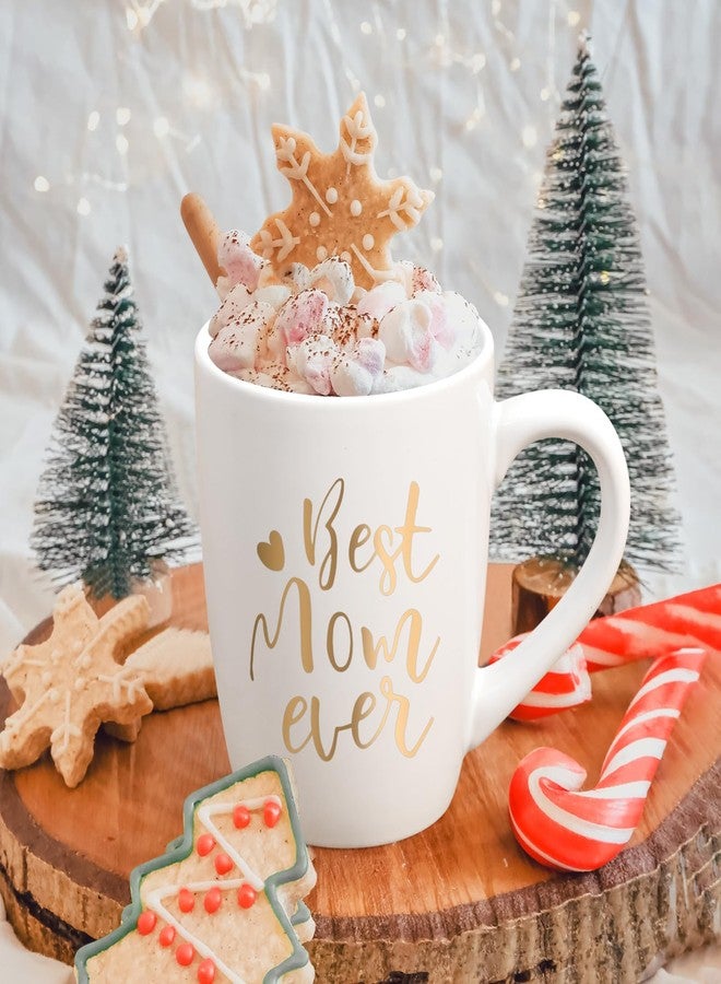 Cabtnca Mom Gifts, Mothers Day Gifts for Mom from Daughter Son, Best Mom Ever Coffee Mug 12Oz, Christmas Birthday Mothers Day Gifts for Mom, White - Image 4