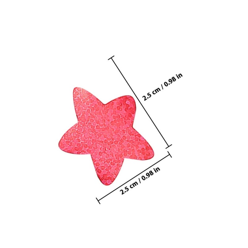 Removable Star Stickers 5 Rolls Self Adhesive Decals For Classroom Crafts Scrapbooking - Image 3