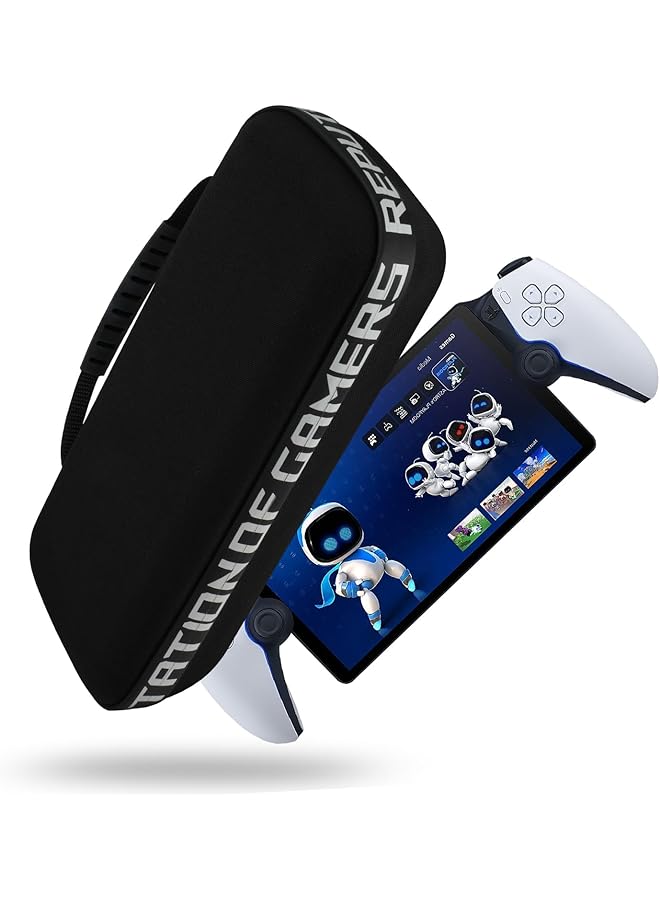 إكسفور متوافق مع بلاي ستيشن بورتال، حافظة سفر صلبة مقاومة للماء بسعة كبيرة لجهاز بلاي ستيشن 5 بورتال، مناسبة للسفر والتخزين المنزلي، متوافقة مع بلاي ستيشن بورتال، مقاومة للصدمات والماء - Image 1