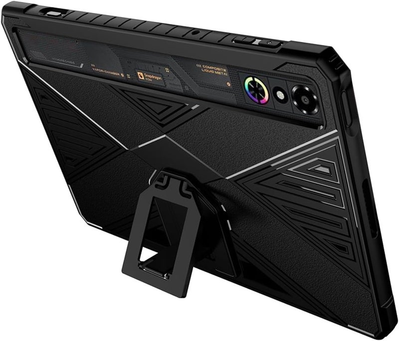 Impacts Resistant TPUs PC Case for Red 3 Gaming Tablets Builts in Stand Function Button Access Portable Adjustable Stand Protective Case for Gaming Tablets - Image 2