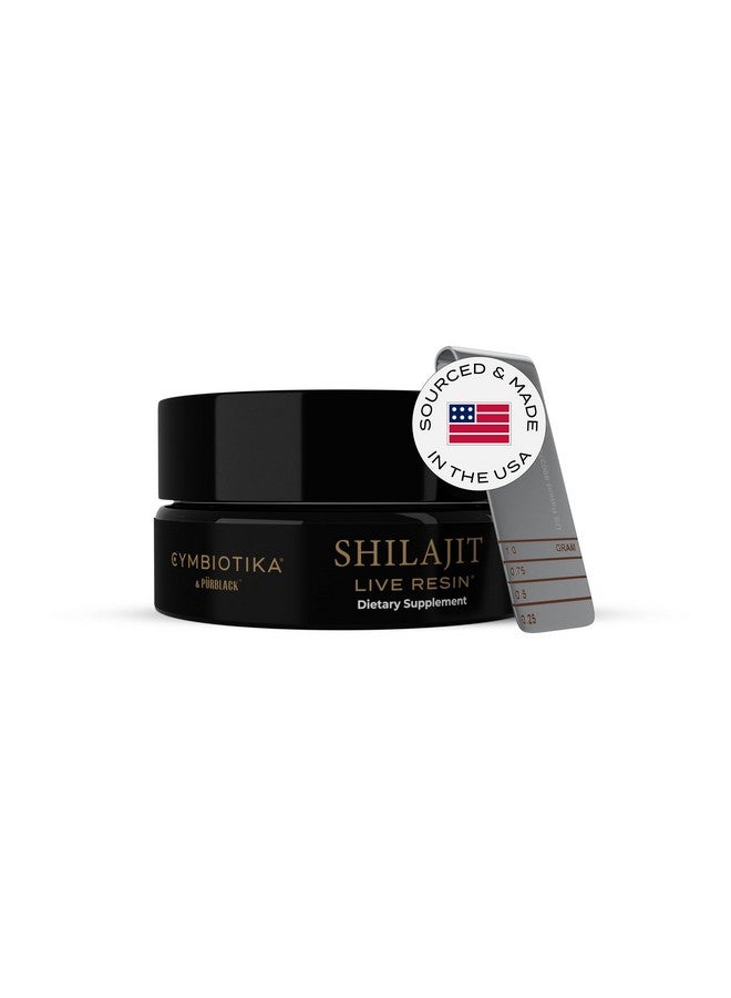CYMBIOTIKA Pure Himalayan Shilajit Resin - High Potency Shilajit with Elemental Gold & Fulvic Acid - 84+ Trace Minerals for Energy, Focus, Immune & Digestive Support - Authentic Shilajit Resin - Image 1