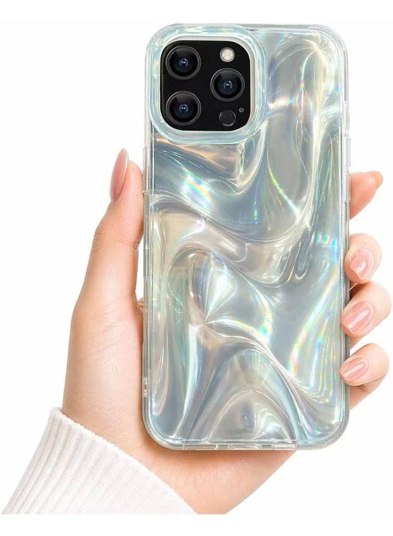Ecosystem Luxury Case for iPhone 13 Pro Max Shockproof Protective Cover, Stylish Iridescent Design, Camera Protection, Lightweight Slim Case - Image 1