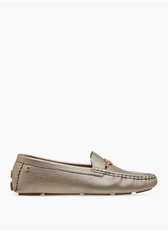 Le Confort Women Textured Slip-On Loafers with Metal Accent  - Image 3
