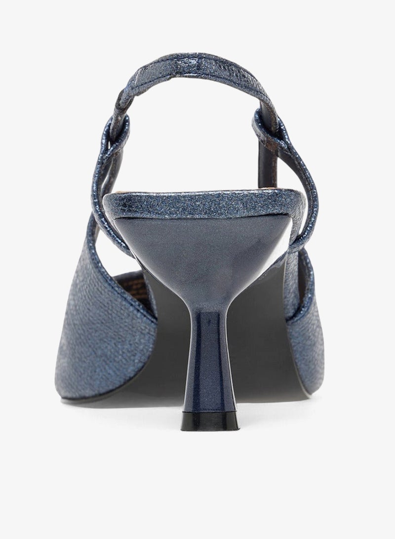 سيليست حذاء نسائي بكعب صغير مزين بالمعدن - Image 5