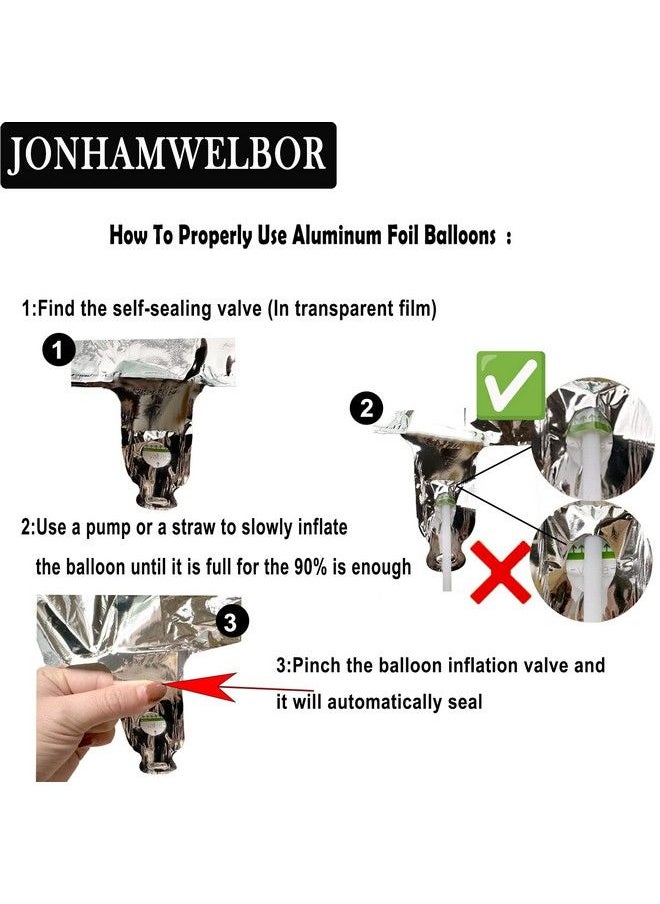 JONHAMWELBOR بالونات رقم 16 فضية عملاقة كبيرة للأحداث والاحتفالات 16 للذكرى السنوية ولوازم حفلة عيد الميلاد السادس عشر بالونات فويل مايラー  - Image 5