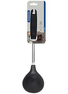 TRAMONTINA Utilita Gray Nylon Ladle With Stainless Steel Shank And Black Polypropylene Handle  - Image 2