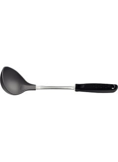 TRAMONTINA Utilita Gray Nylon Ladle With Stainless Steel Shank And Black Polypropylene Handle  - Image 1