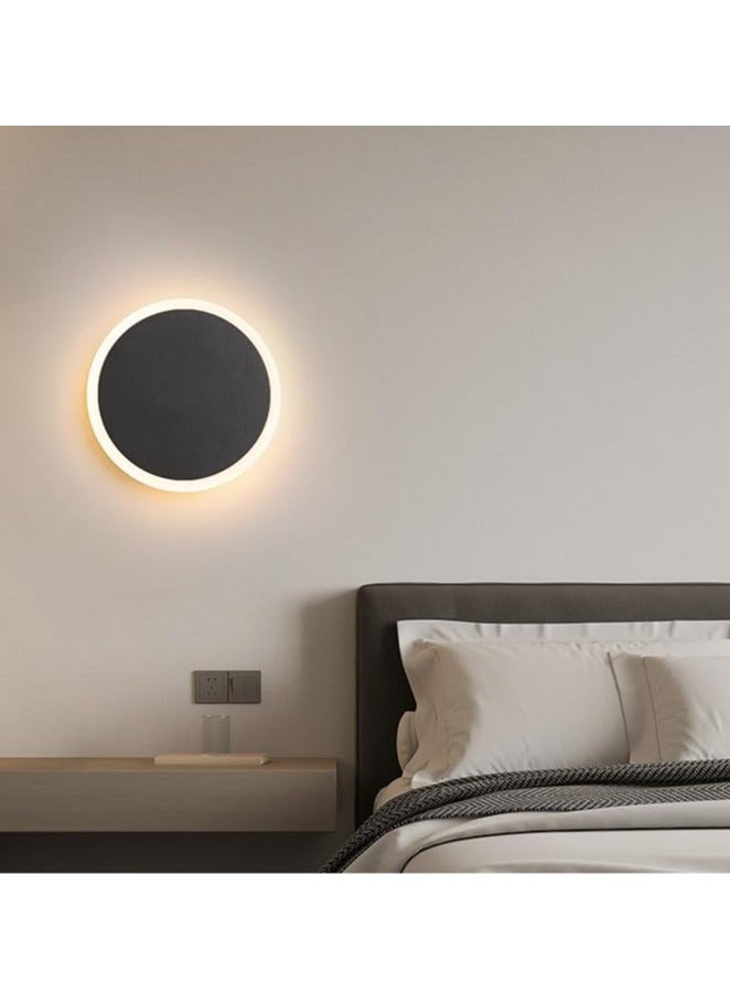 general Wall mounted LED lights, acrylic wall lights with 3 brightness levels, rechargeable batteries, magnetic touch controls, bedside tables, wardrobes, round lights for living room - Image 1