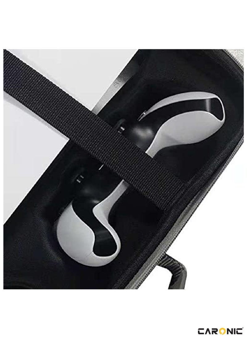 CARONIC Storage Bag For PS5 Slim Console Carrying Case Compatible For Playstation 5 Slim  - Image 5