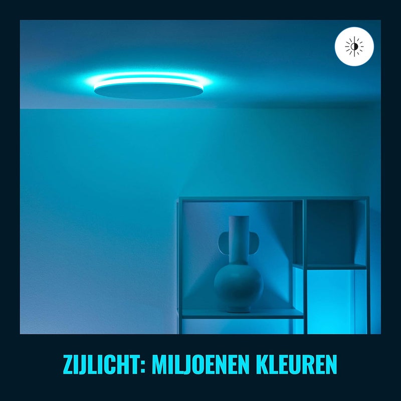 Wiz Colour Arca Smart Connected WiFi Dual Zone Ceiling Light. [White] App Control for Indoor Home Lighting, Livingroom and Bedroom - Image 5