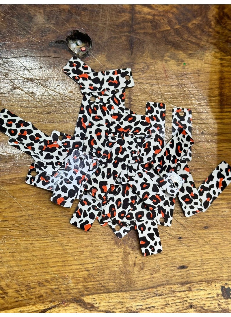 Gönülden Tasarım 3.50X1 cm Leopard Hole Bag Sequin Sequin  - Image 1