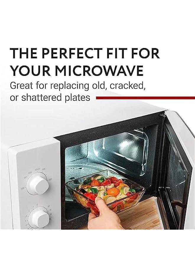 رينكس طق زجاجي ديل للميكروويف مقاس 315 سم م جودير، صيية دائرية متية للميكروويف، صيية ميكروويف ديلة لجي اي وسامسوج وماجيك شيف، امة للاستخدام في غسالة الصحو - Image 2