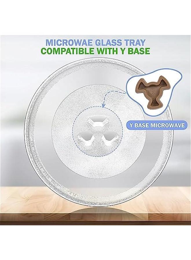 رينكس طق زجاجي ديل للميكروويف مقاس 315 سم م جودير، صيية دائرية متية للميكروويف، صيية ميكروويف ديلة لجي اي وسامسوج وماجيك شيف، امة للاستخدام في غسالة الصحو - Image 4