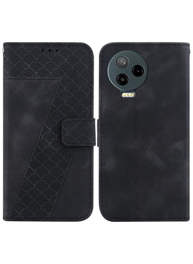 زبون جراب لهاتف Infinix Note 12 Pro 4G/Note 12 2023 جراب هاتف جلدي منقوش على شكل سبعة - Image 1