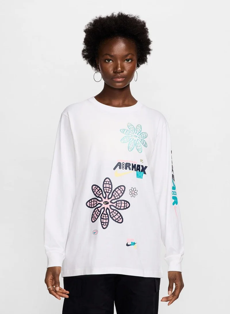 Nike Nike Sportswear Women's Loose Long-Sleeve Graphic T-Shirt